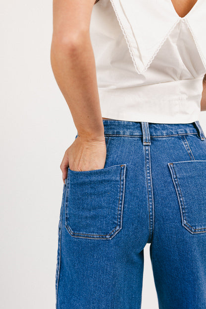 Theresa slips denim