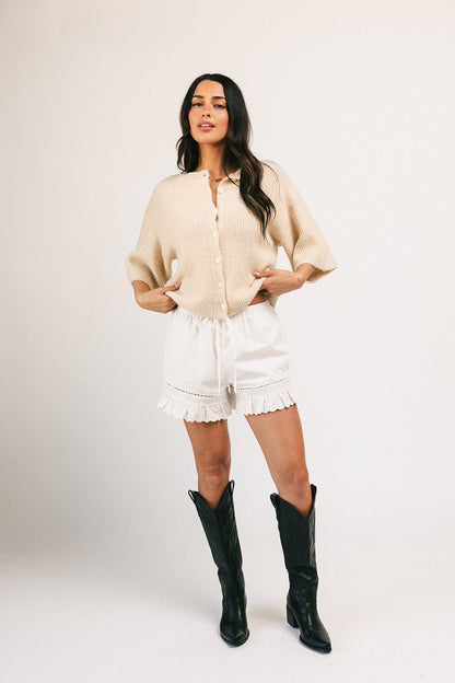 Söta små shorts // vita *exklusivt från Zoco*