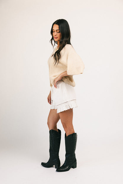 Söta små shorts // vita *exklusivt från Zoco*