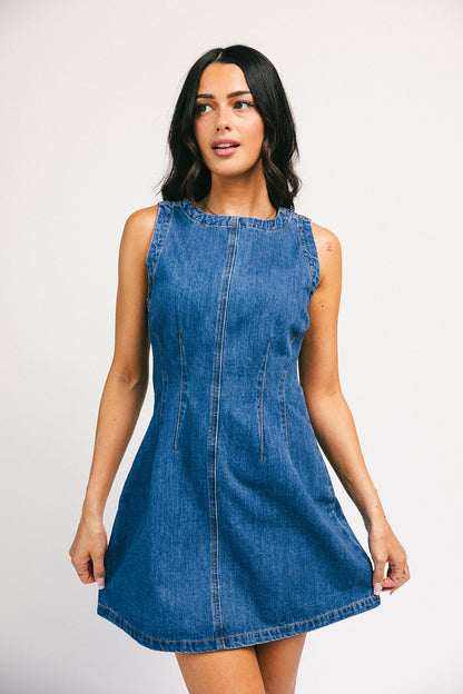 Cora denim miniklänning *påfylld*
