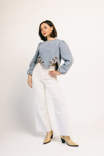 diana denim topp