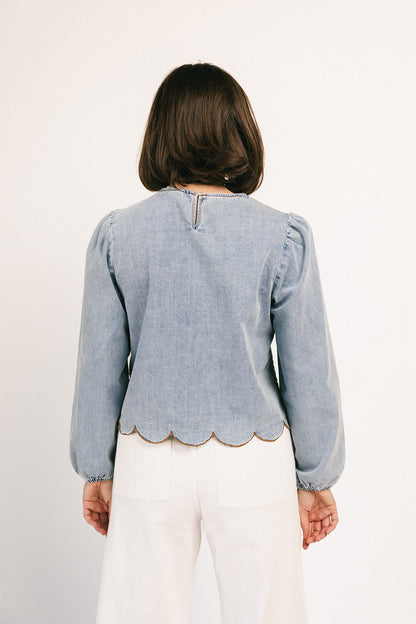 diana denim topp