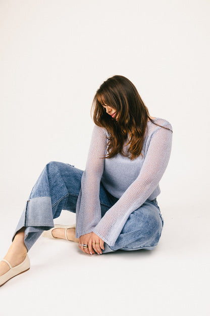 Colette cami-tröja // babyblå *exklusivt från Zoco*