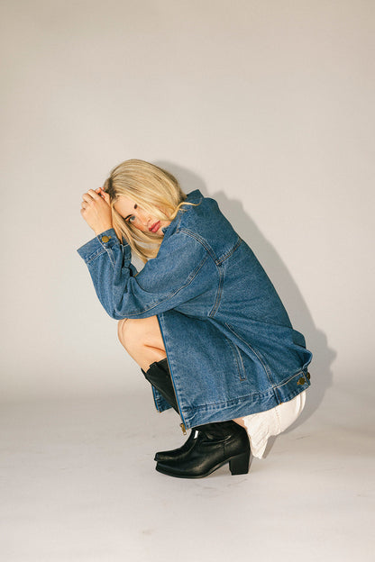 Georgie jacka // denim *exklusivt från Zoco*