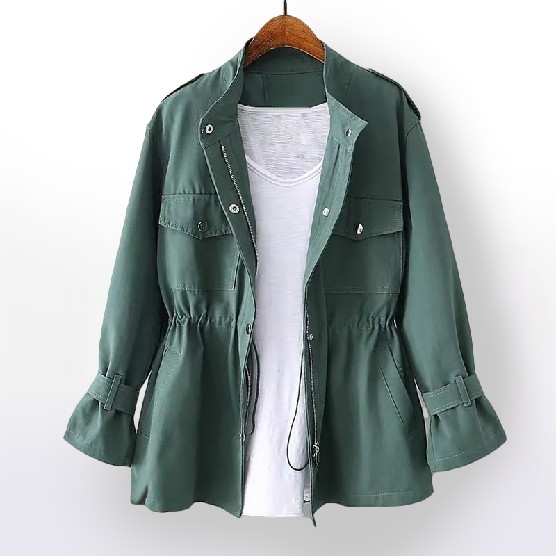 Winona - Trenchcoat för dam i elegant, avslappnad look med lyxig bomullsblandning och raffinerade detaljer