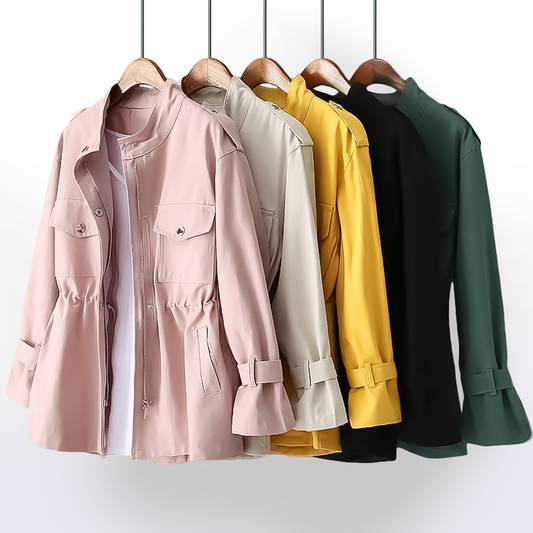 Winona - Trenchcoat för dam i elegant, avslappnad look med lyxig bomullsblandning och raffinerade detaljer