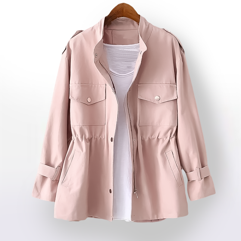 Winona - Trenchcoat för dam i elegant, avslappnad look med lyxig bomullsblandning och raffinerade detaljer