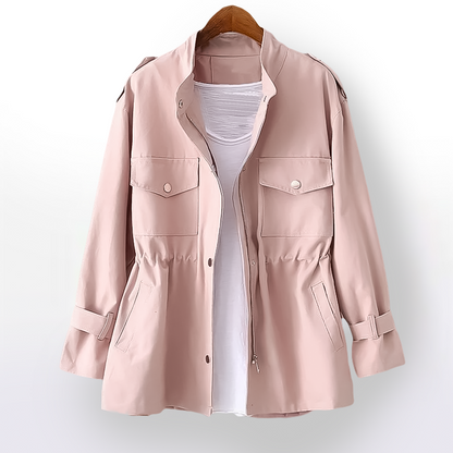 Winona - Trenchcoat för dam i elegant, avslappnad look med lyxig bomullsblandning och raffinerade detaljer